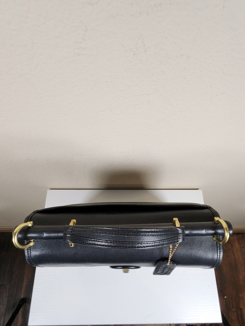 Coach Black Leather Willis Bag - Picture 4 of 13